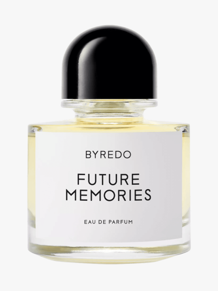 Byredo Future Memories Eau de Parfum in branded component on a light gray background